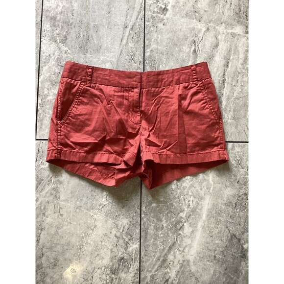 J. Crew Pants - J. Crew 100% Cotton Chino Broken In Coral Pink Orange Shorts 4